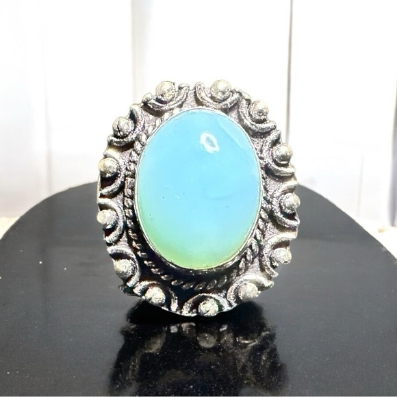 NEW Larimar 925 ring size 5 - Picture 5 of 7